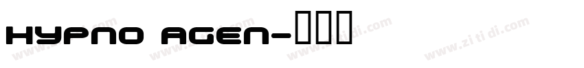 hypno agen字体转换